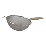 Stainless Steel Double Mesh Strainer, 8" Bowl