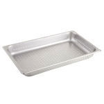 Stainless Steel Perforated Steam Table Pan, Full Size, 12-3/4