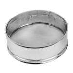 Stainless Steel Sifter, 7-1/2" Dia. - 0.4mm Holes (#50 Mesh)