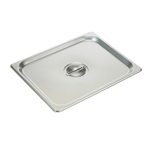 Stainless Steel Steam Table Pan Cover, Half Size Solid