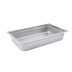 Stainless Steel Steam Table Pan, Full Size, 12-3/4" x 20-3/4" x 4"