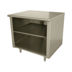 ST-314-36 Stainless Steel 14" Deep Storage Cabinet Work Table - 36"W