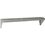 Stainless Steel Wall Shelf with Turned-Up Sides, 14" Deep