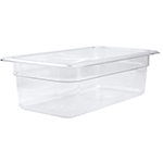 Stanton Clear Polycarbonate Food Bin, Third Size x 4