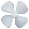 Star Mfg OEM # 2R-Y4810 / Y4810, White Plastic Fan; 3" Diameter