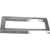 Star mfg OEM # H3-624086, 16 1/4" x 6 1/4" Stainless Steel 4-Sided Burner Guard 