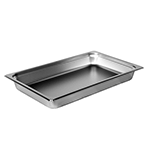 Steam-Table Pan, Stainless, Full Size (12-3/4" x 20-3/4") x 2-1/2" High, 22 Gauge