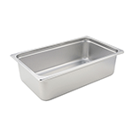 Steam-Table Pan, Stainless, Full Size (12-3/4" x 20-3/4") x 6"