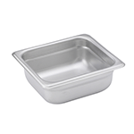 Steam-Table Pan, Stainless, Sixth Size (6-7/8