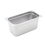 Steam-Table Pan, Stainless, Third Size (6-7/8