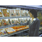 Strip Curtain for Upright Refrigerated Display Case