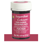 SugarFlair Fuchsia Concentrated Gel Paste Colors, 2 gr.