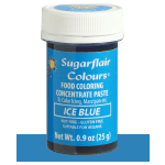 SugarFlair Ice Blue Concentrated Gel Paste Color, 25 gr.