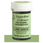 SugarFlair Lime Green Concentrated Gel Paste Color, 25 gr.
