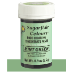 SugarFlair Mint Green Concentrated Gel Paste Color, 25 gr.