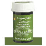 SugarFlair Spruce Green Concentrated Gel Paste Color, 25 gr.