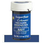 SugarFlair Navy Blue Concentrated Gel Paste Color, 25 gr.