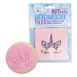 Sweet Stamp Bow Unicorn Texture Tile