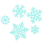 Sweet Stamps Snowflakes Elements Set
