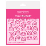 Sweet Sticks 'Festive Rainbow' Stencil