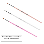 Sweet Sticks Pointed Round Brush #0 - Colors May Vary