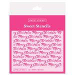 Sweet Sticks 'Merry Christmas' Stencil