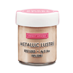 Sweet Sticks Rose Gold Metallic Luster Dust, 4 gr.