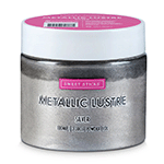 Sweet Sticks Silver Metallic Luster Dust, 100 ml.
