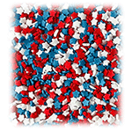 Sweetapolita Patriotic Star Confetti, 3 oz.