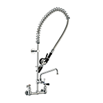 Tap Pre-Rinse Faucet Assembly with 44" SS Flexible Hose and 12" Add-On Faucet, Not Used