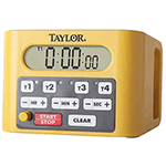 Taylor 5839N Digital Event Commercial Kitchen Timer with Volume Control Knob