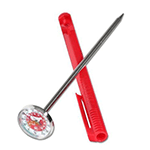 Taylor Precision Instant Read Thermometer - Red, Raw Meat