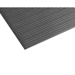 Teknor-Apex Comfort Rest Ribbed Foam Mat 3 Feet x 5 Feet, Coal Black