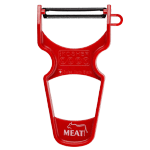 The Kosher Cook Vegetable Peeler, Red Plastic Handle