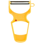 The Kosher Cook Vegetable Peeler, Yellow Plastic Handle