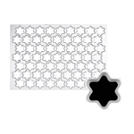 Production Cookie Cutting Sheet, Star 1-3/4