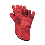 Thick Terry Gloves (Pair), Flame Retardant - 12" Long 