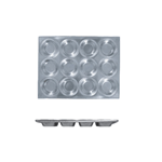 Thunder Group ALKMP012 Muffin Pan with 12 Cavities, Each 2-3/4" Diameter x 1" High