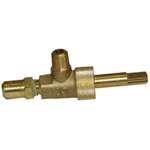 Top Burner Valve - 1/8" Gas In; 3/8"-27 Gas Out