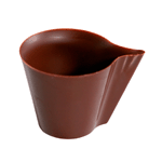 Transparent Polycarbonate Chocolate Mold, Coffee Cup 32 x 42mm x 29mm High, 24 Cavities