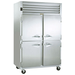 Traulsen G20000 2 Section Half Door Reach In Refrigerator - Left / Right Hinged Doors
