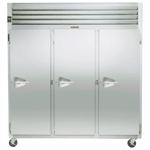Traulsen G31012 77" G Series Three Section Solid Door Reach in Freezer with Right Hinged Doors - 69.1 cu. ft.