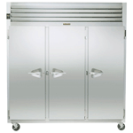 Traulsen G31310 77" G Series Three Section Solid Door Reach in Freezer with Left / Right / Right Hinged Doors (208/230V) - 69.1 cu. ft.