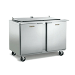 Traulsen UPT7224-LL 72" 24 Pan Sandwich / Salad Prep Table with Left / Left Hinged Doors