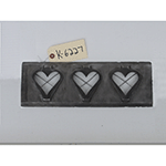 Triumph / Magna Mixer Die, 3 Hearts 3-1/8", Used Excellent Condition