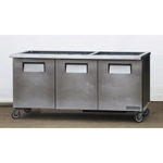 True TSSU-72-30M-B-ST-HC Refrigerated Sandwich Prep Table, Used Excellent Condition