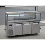 Turbo Air JBT-72 Refrigerated Salad Bar With Custom Enclosed Sneeze Guard, Excellent Condition