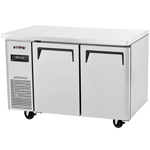 Turbo Air JURF-48 47 1/4" Dual Temperature Undercounter Refrigerator / Freezer - 9.53 Cu. Ft.