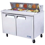 Turbo Air MST-48 M3 Series 2 Door Sandwich Salad Table 12 Cu. Ft.