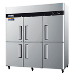 Turbo Air PRO-77-6F Premiere 6 Half Doors Top Mount Freezer 77 Cu. Ft.